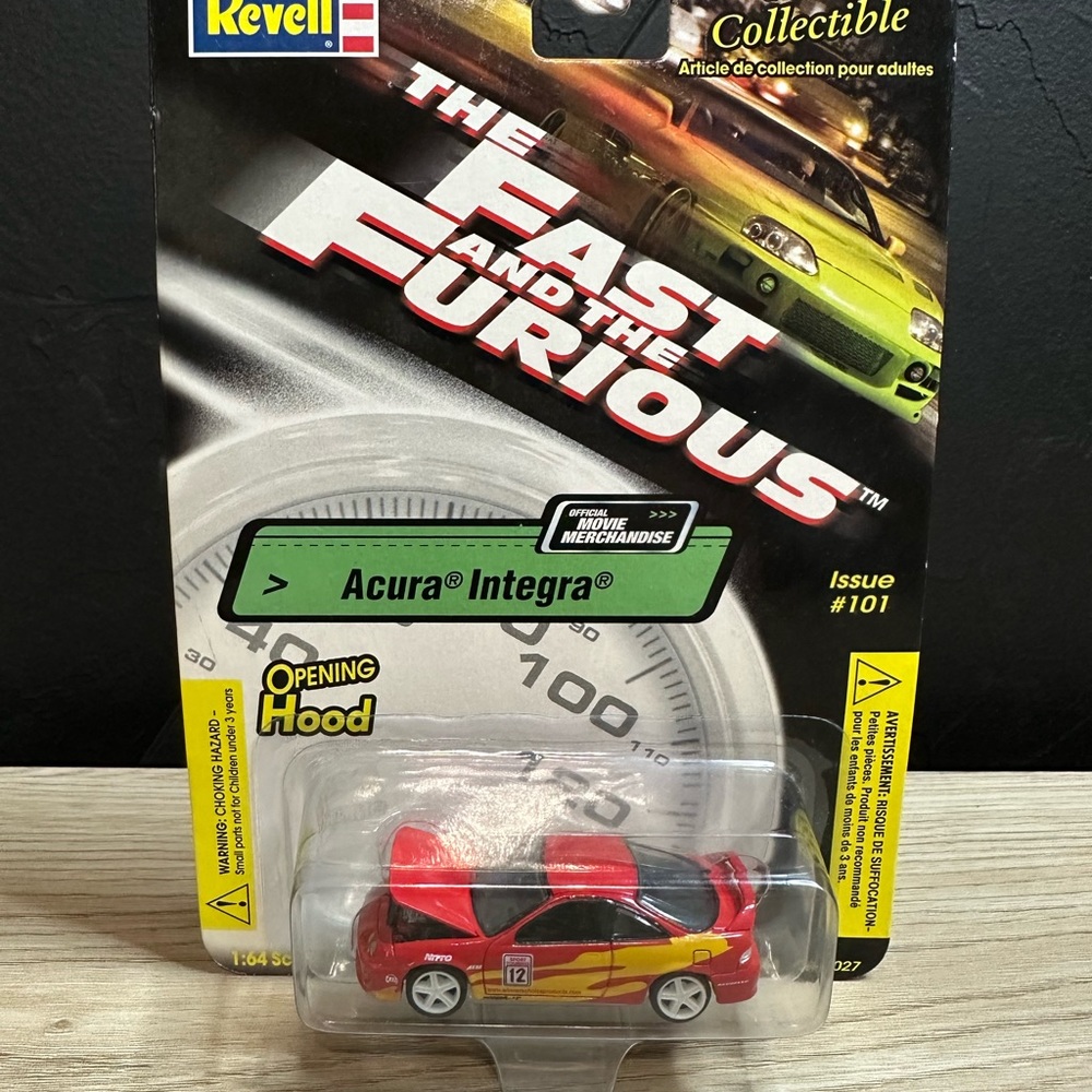 Rare Vintage 2002 Revell Fast and The Furious Acura Integra Issue #101 Sealed